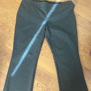 Simply Vera Wang Grey Ponte Bootcut Dress Pants Size XL